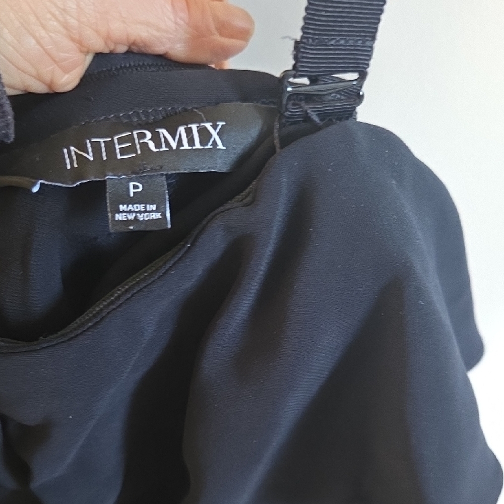 INTERMIX Black Ruffled Blouse - Picture 2 of 4